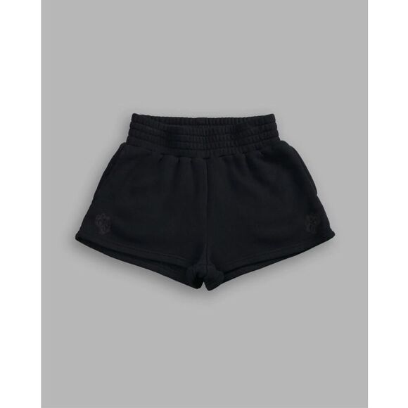 Darc Sport SHE Chopper Appliqué Everson Sweat Shorts Black Size XS Terry Cloth - Picture 1 of 14